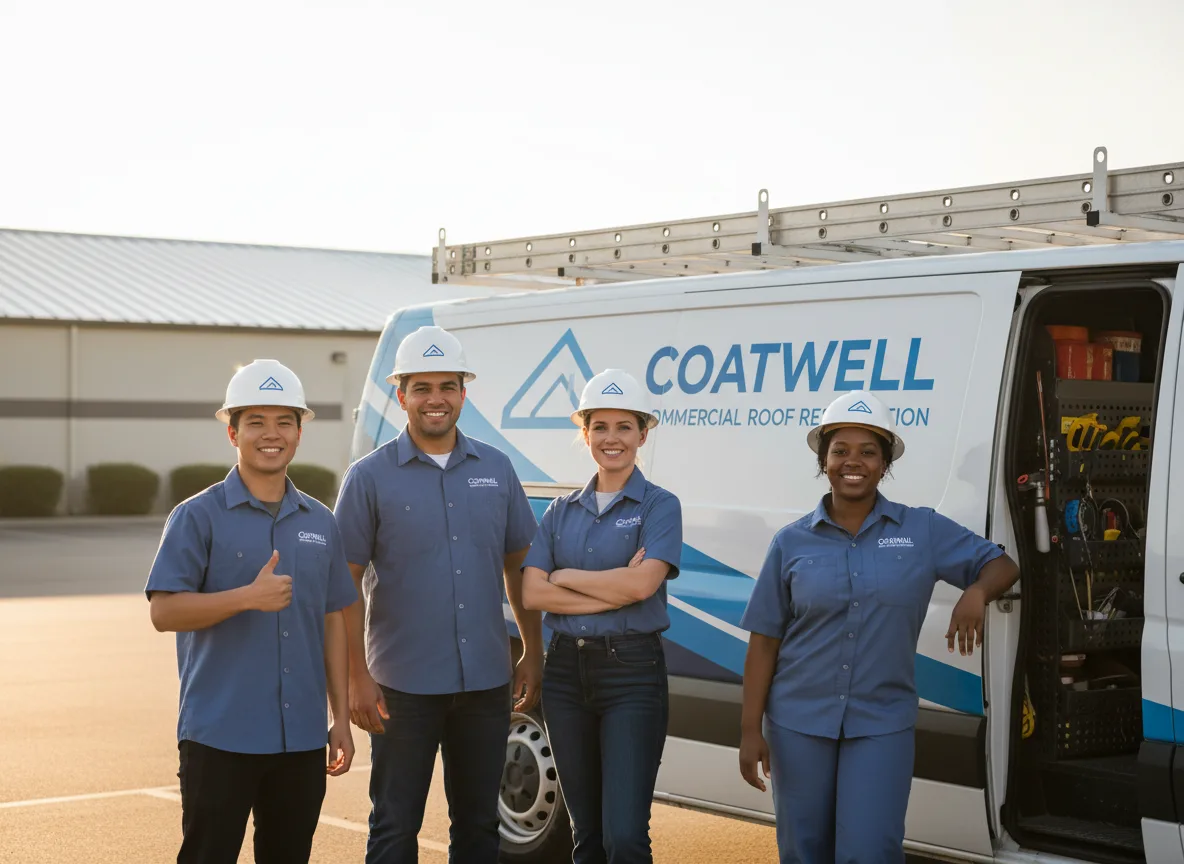Commercial roof coating company in Conde, SD
